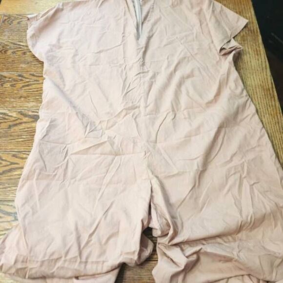 Roucha peach cotton blend jumpsuit sz D (US 16) - Picture 1 of 5
